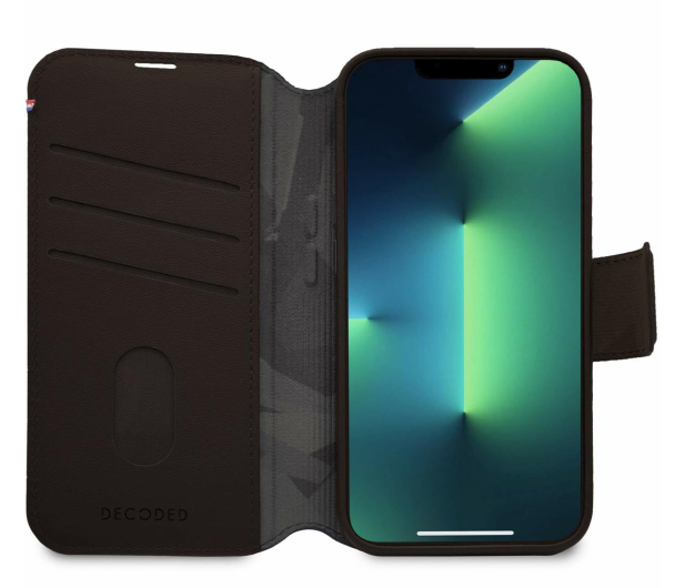 Decoded Leather Detachable Wallet do iPhone 14 Pro brown IEODEDW14PBR - 1187490 - zdjęcie 2